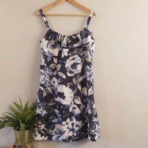 TOMMY BAHAMA blue floral dress